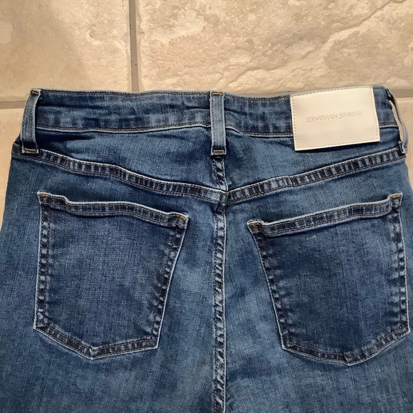 Jonathan Simkhai High Rise Denim Jeans - Picture 8 of 9